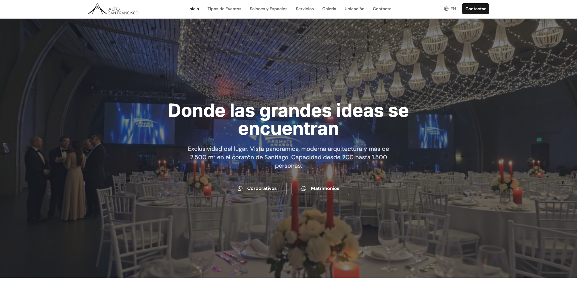 Alto San Francisco — sitio de eventos